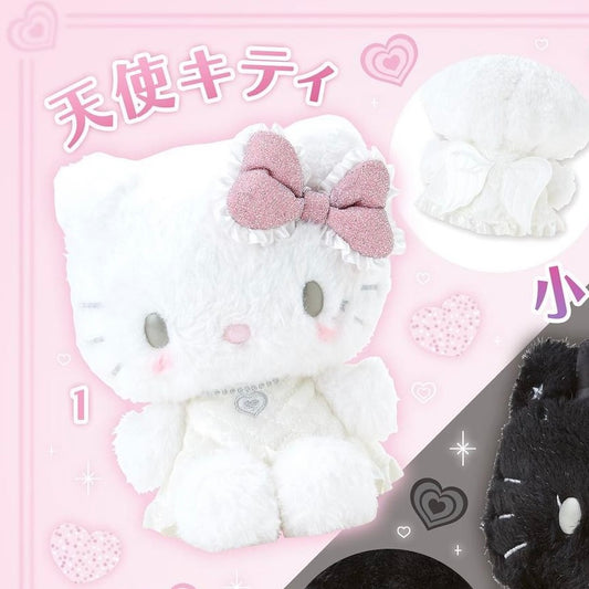 {JAPAN} hello kitty angel & little devil big plush (ANGEL)