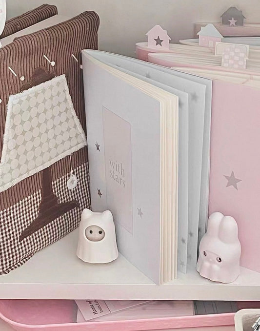 {pinkspark} with stars note