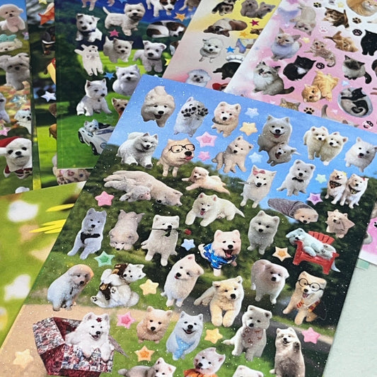 {c-贴纸书} 40 page puppies sticker book