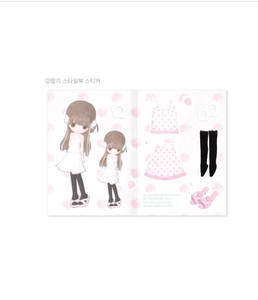 {coral tree} strawberry style diary sticker