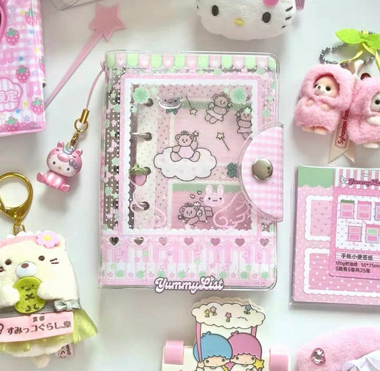 {yummylist} m5 glitter lucky clover binder