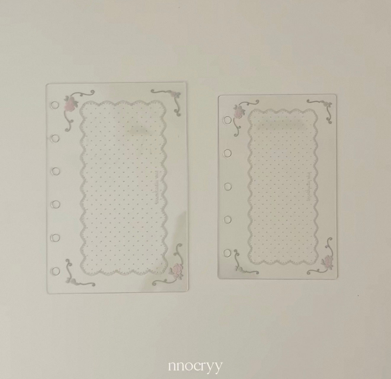 {nnocryy} m5/a7 chocolate rose and cream clear divider