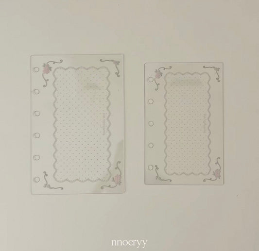 {nnocryy} m5/a7 chocolate rose and cream clear divider