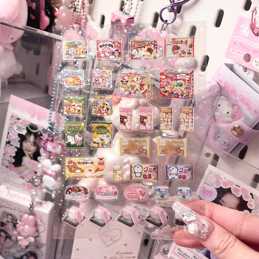 {c-艺术家} cute character snacks