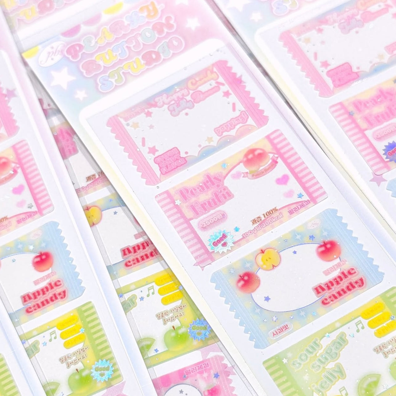 {pearly button} popping sweets epoxy