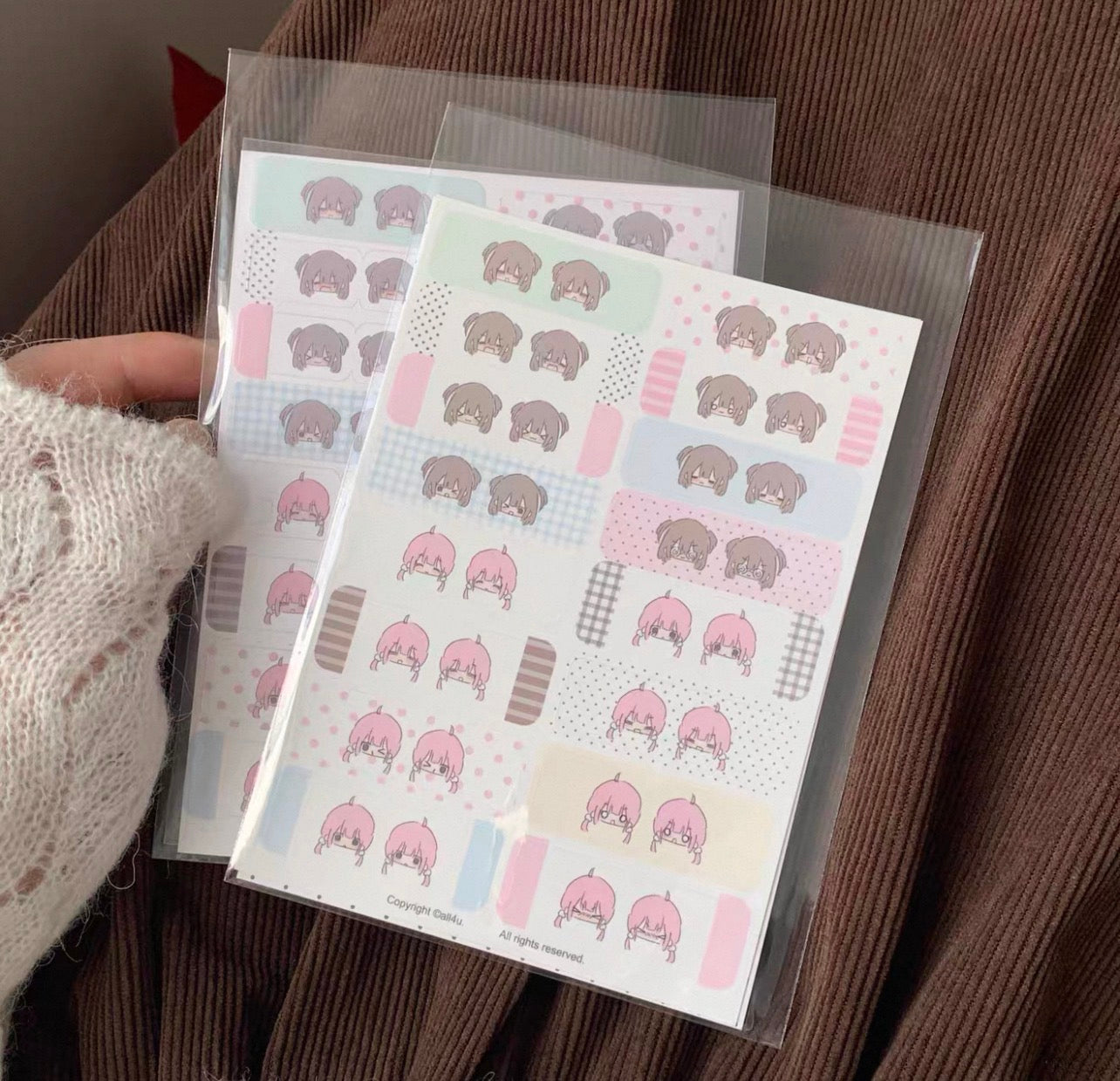 {all4u} mood diary index sticker