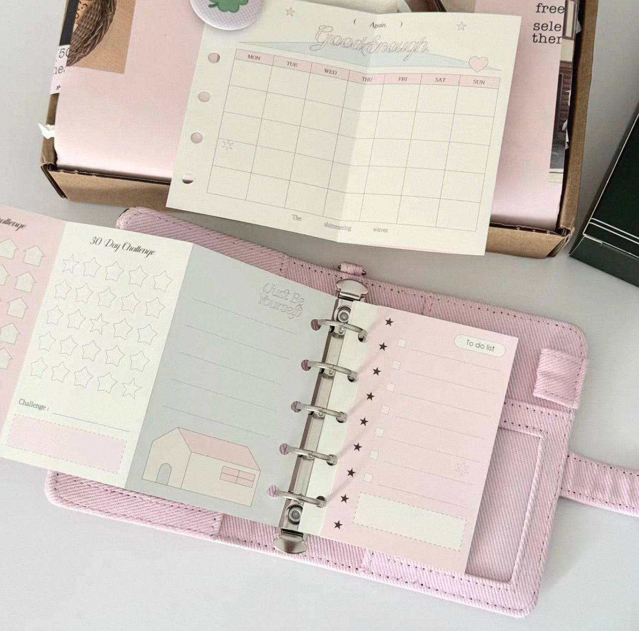 {ribbon shop} tri-fold binder refill paper