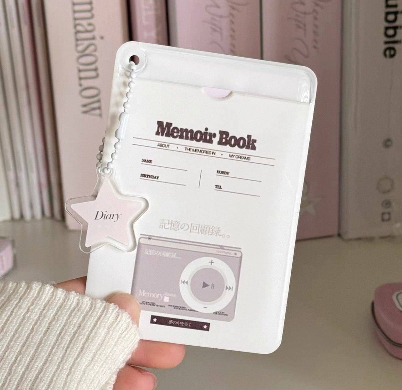 {ribbon shop} videotape photocard holder