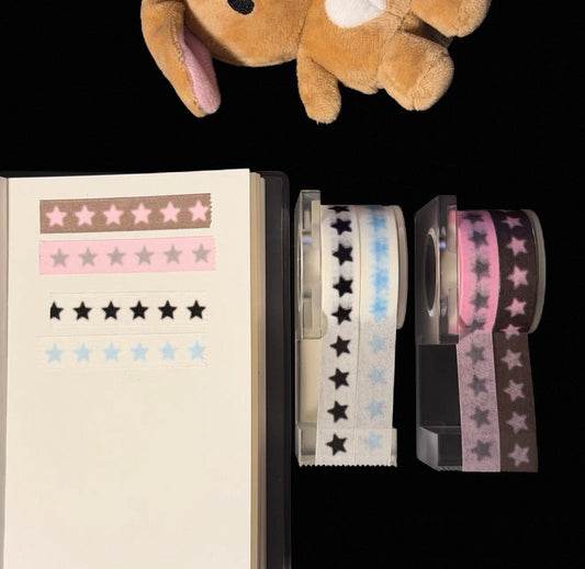 {littlemino} basic star thin washi tape