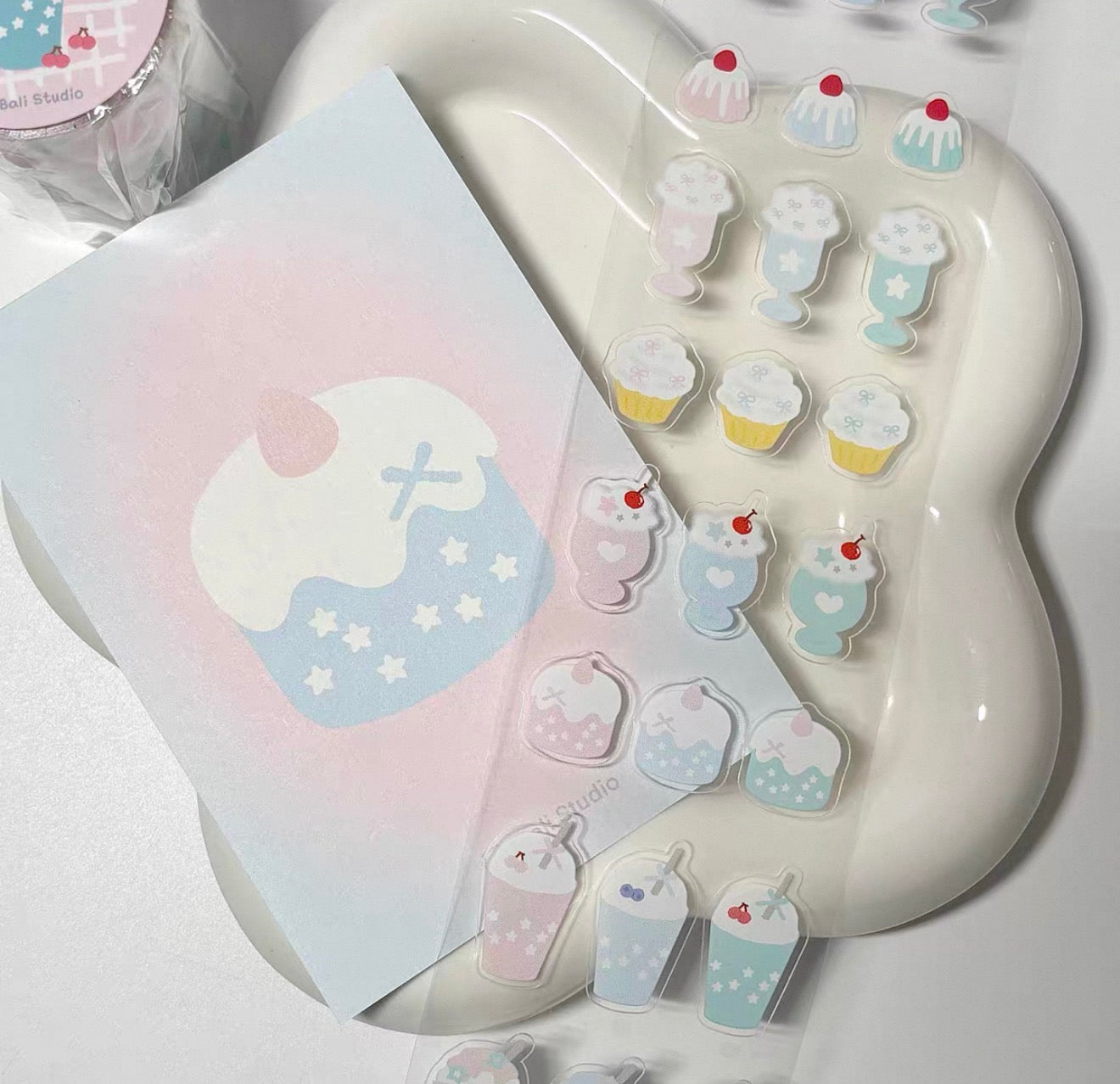 {bali studio} sweet sundaes kiss cut tape