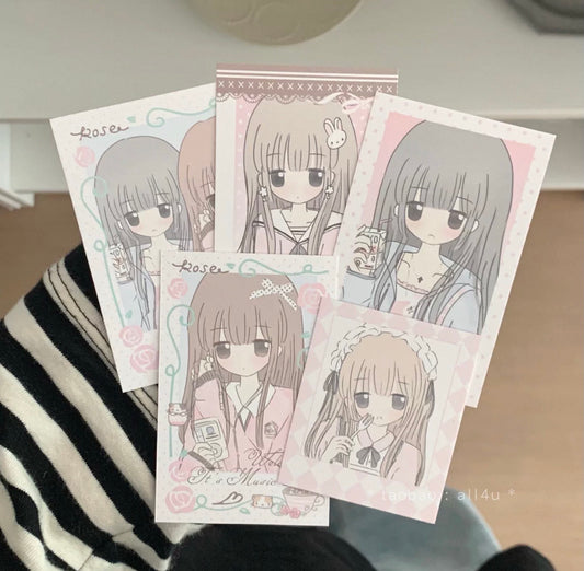 {all4u} flower letter card set