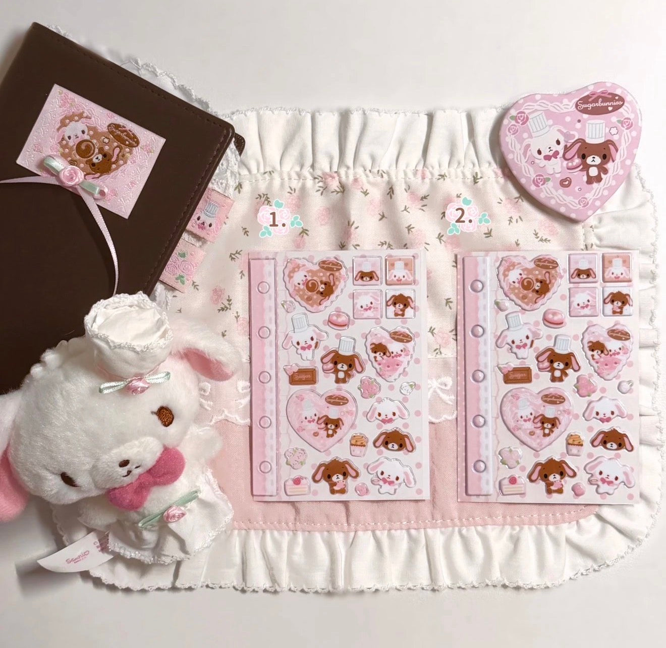 {homemade chestnut} sugarbunnies rosy chef sticker