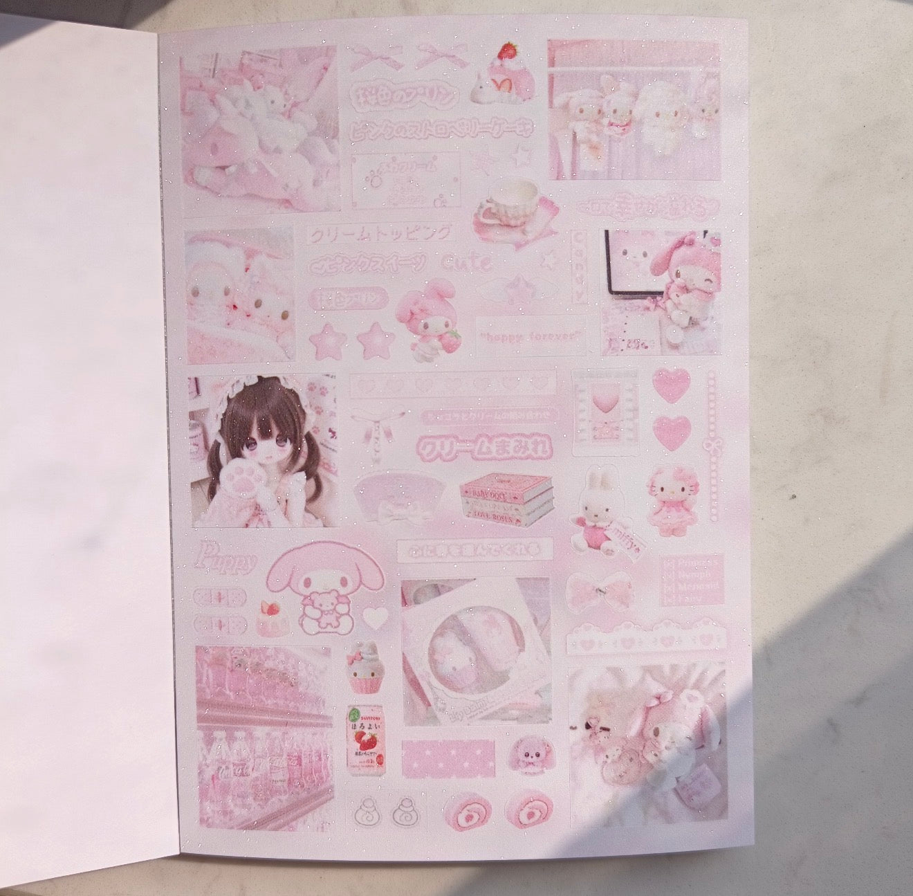 {c-贴纸书} 30p love story sticker book