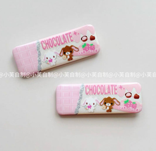 {byfufu} sugarbunnies chocolate pin