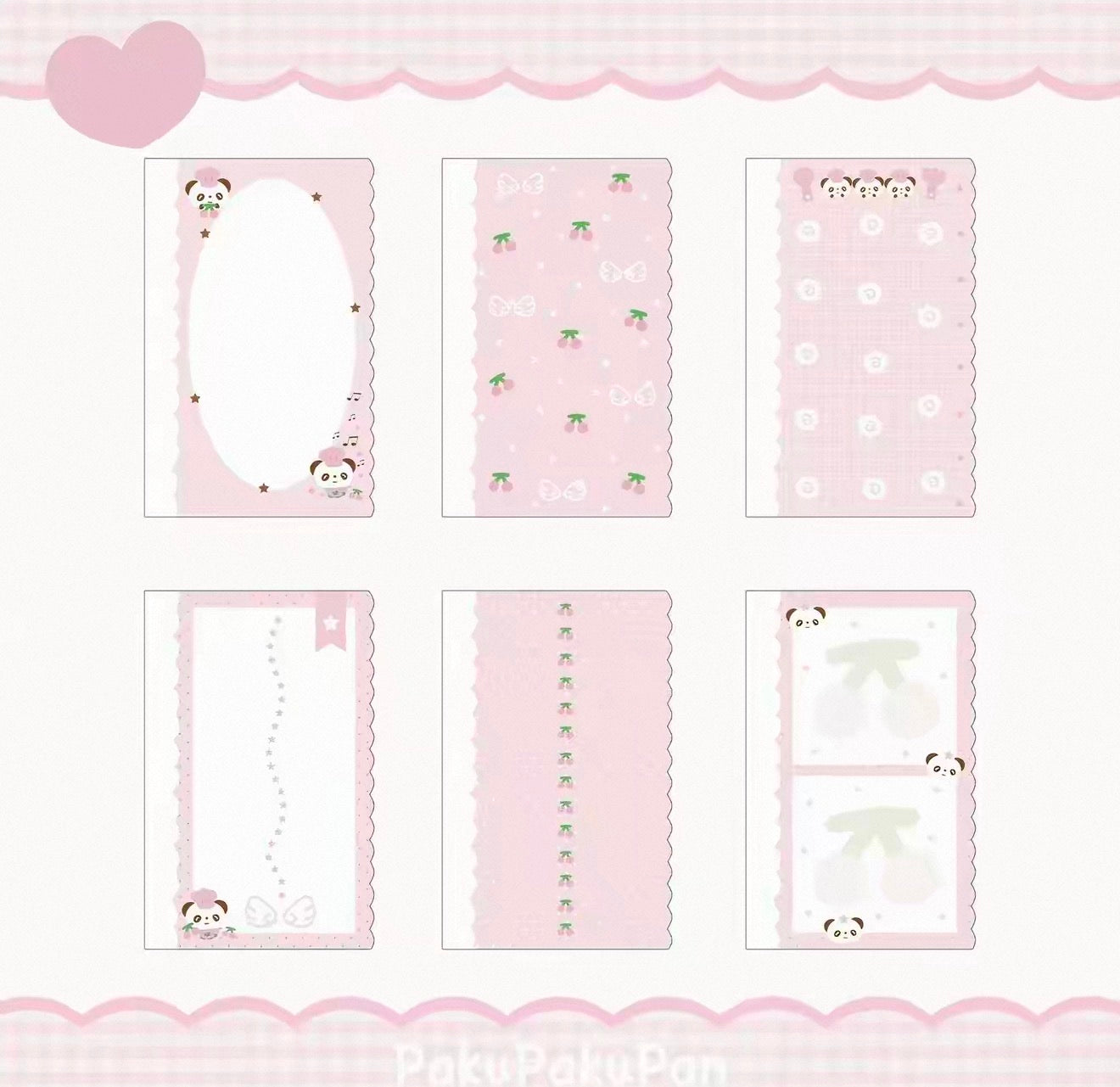 {pakupaku} m5 pink panda refill set