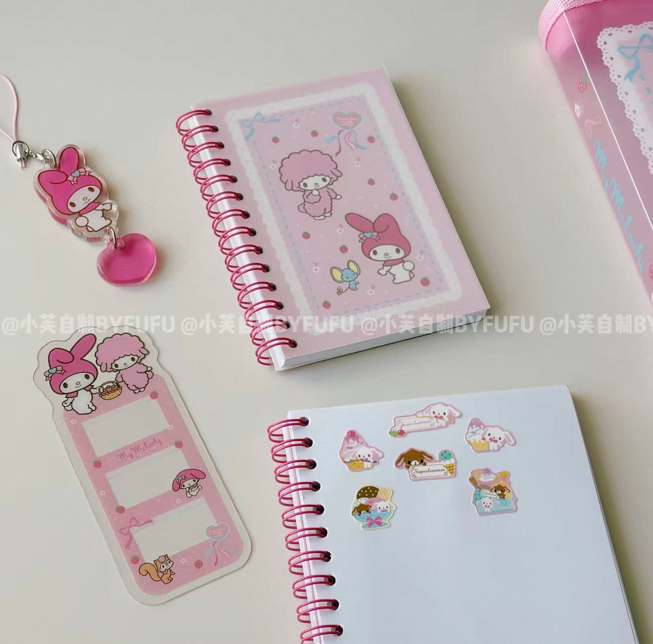 {byfufu} a7 my melody and piano release sticker book