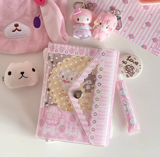 {yummylist} m5 glitter strawberry envelope binder