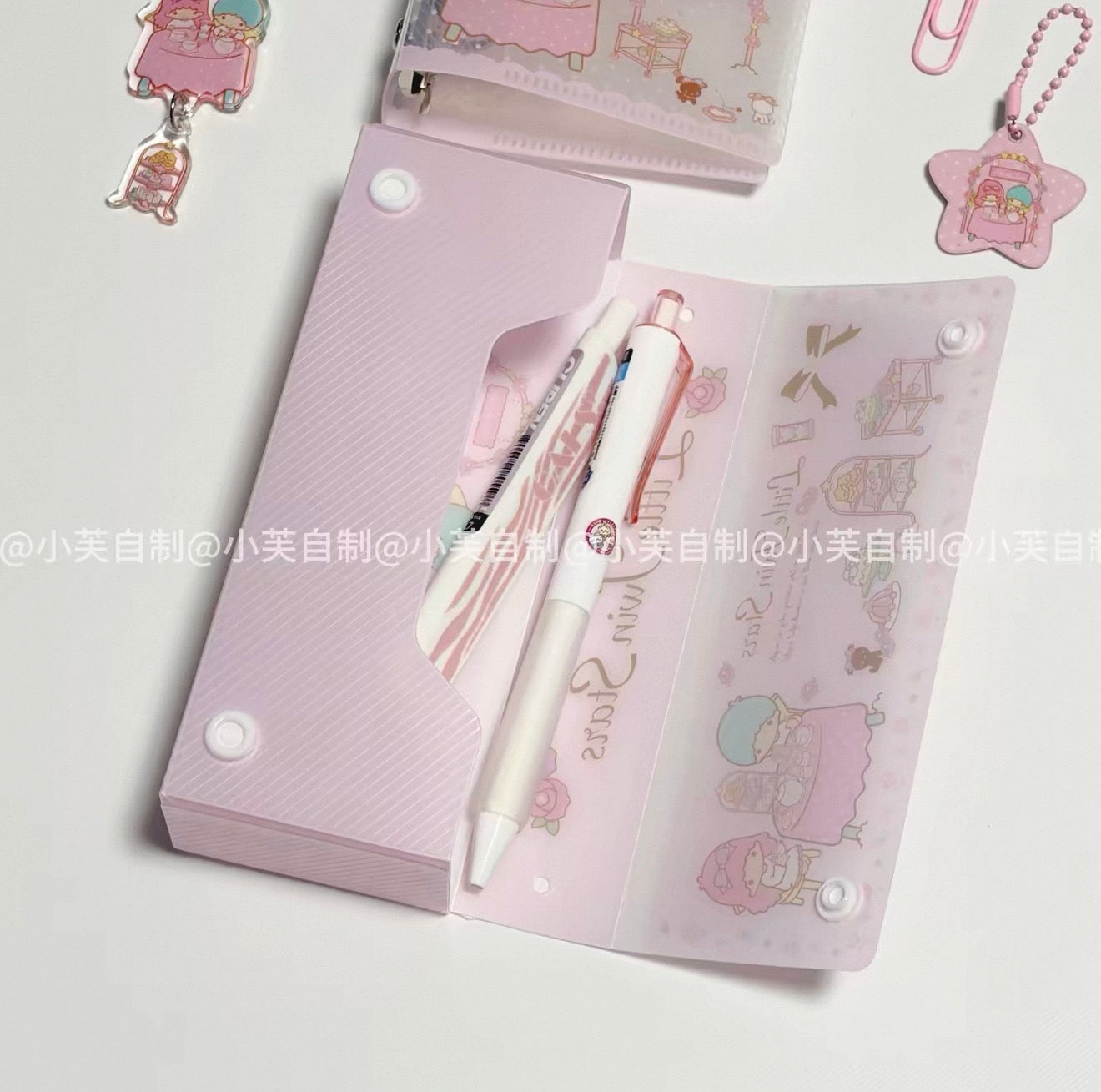 {byfufu} little twin stars tea party pocket storage box