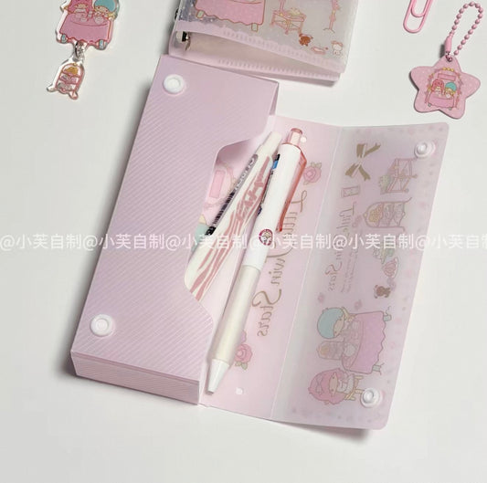 {byfufu} little twin stars tea party pocket storage box