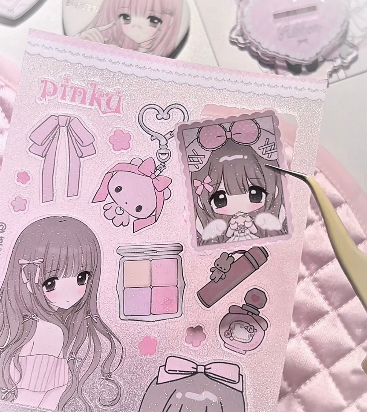 {strawberries & cig} rose love sticker collection