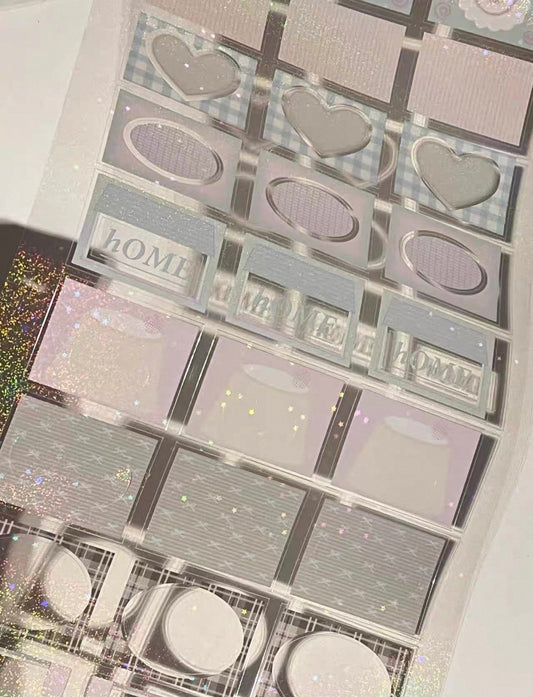 {pinkspark} mini frame kiss cut tape