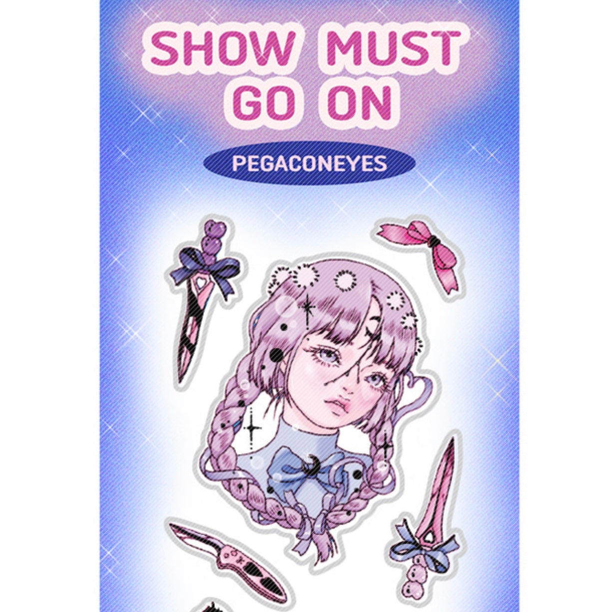 {pegacon eyes} show must go on