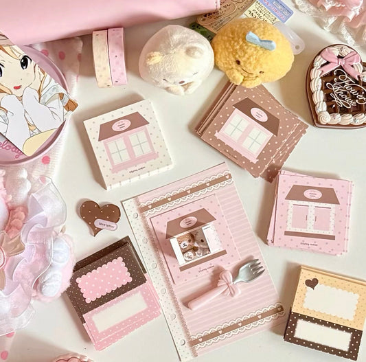 {eating cookies} square note set
