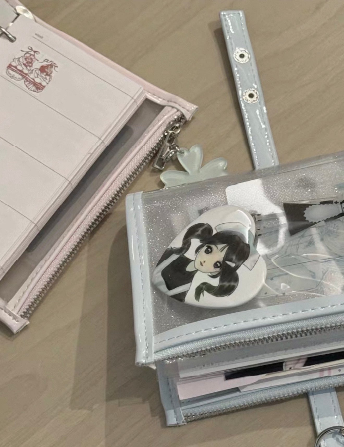 {pinkspark} the transparent book - a7 clear pocket binder