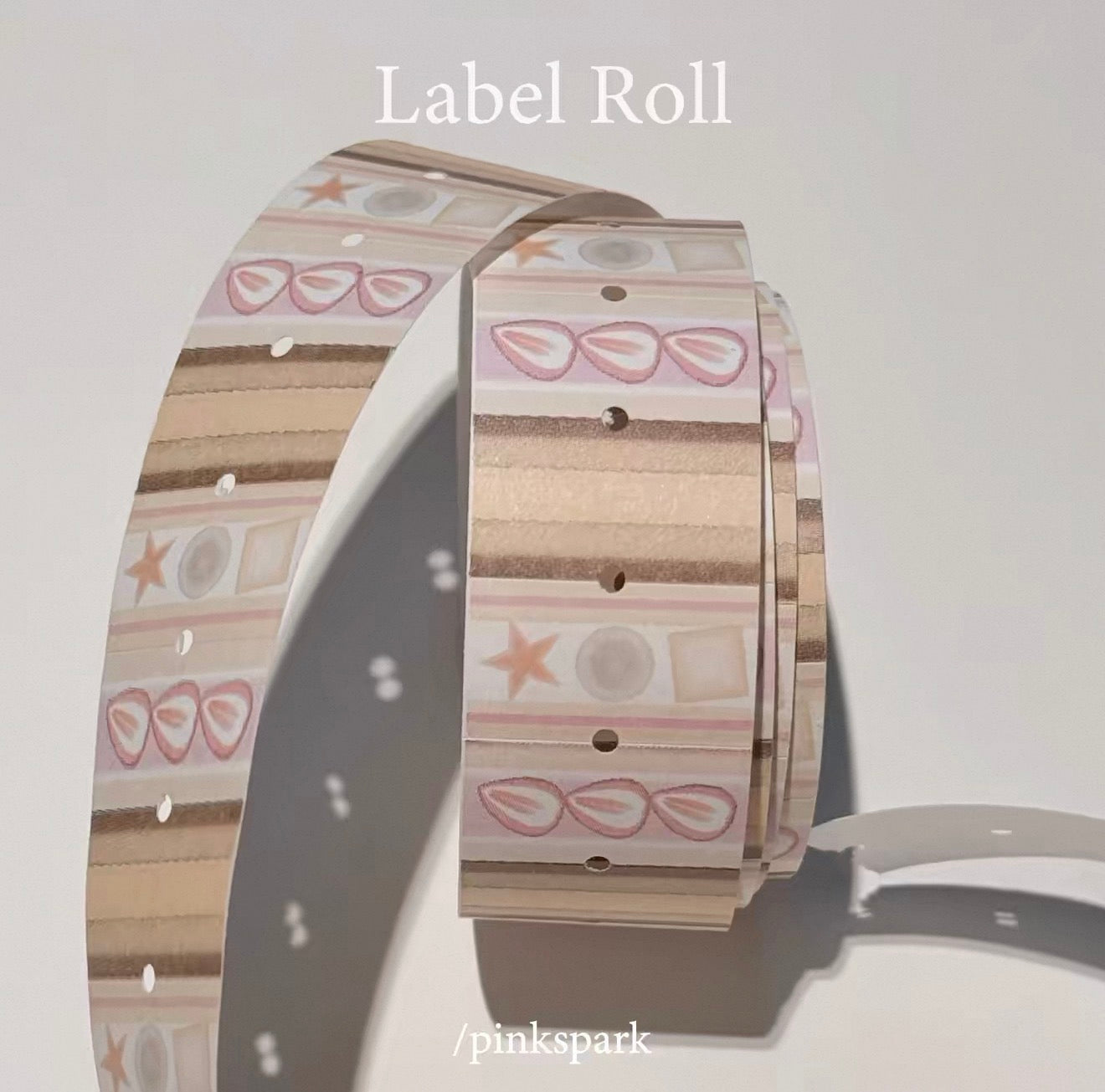 {pinkspark} sandwich cake label roll