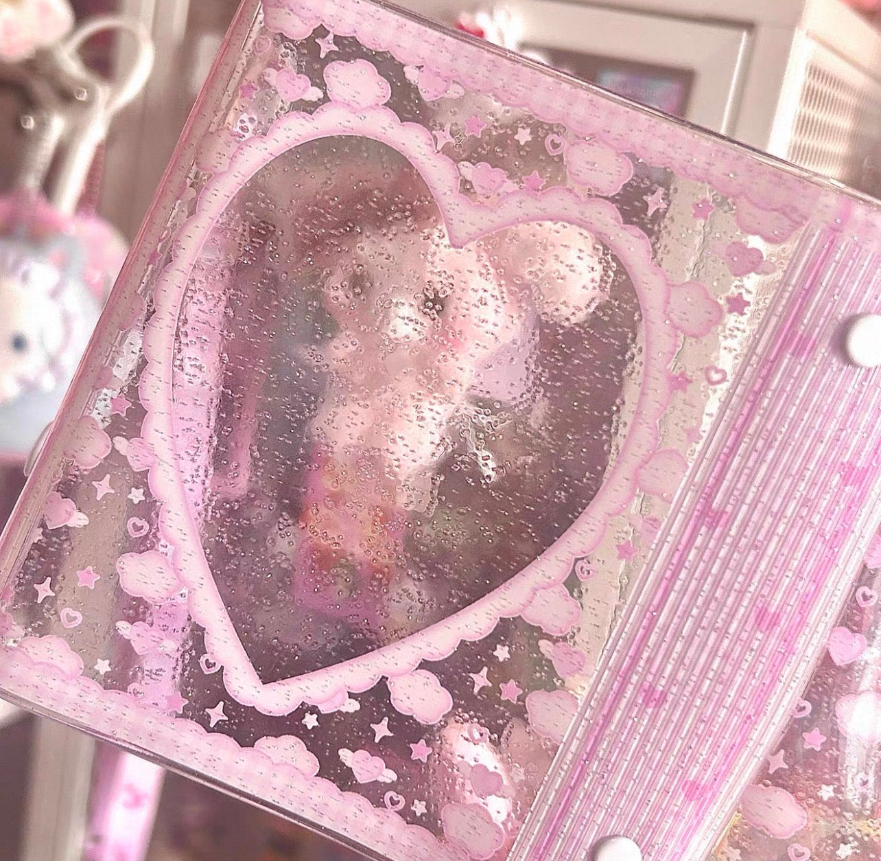 {yummylist} m5 glitter heart cloud binder