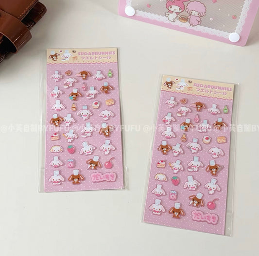 {byfufu} vol.2 sugarbunnies chef epoxy sticker