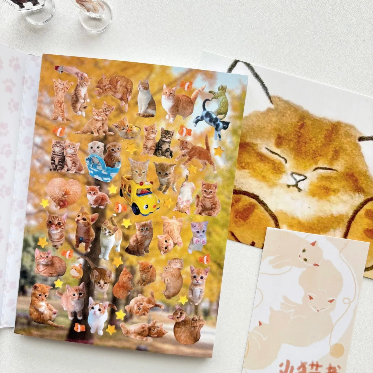 {c-贴纸书} 40 page kitty sticker book