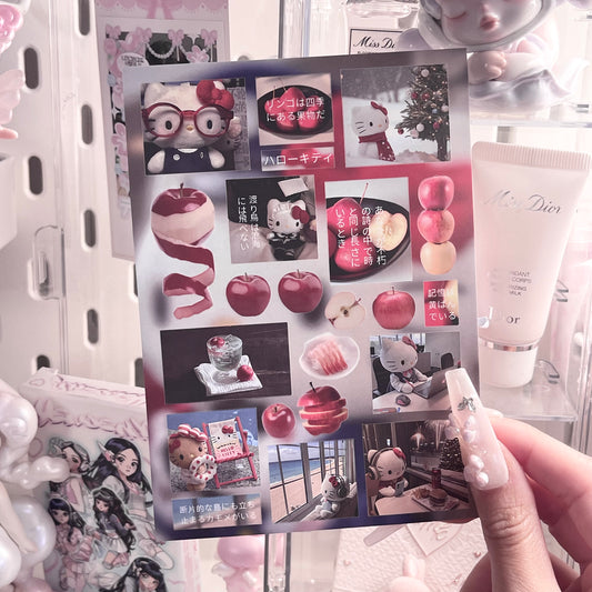 {c-艺术家} 3 apples tall