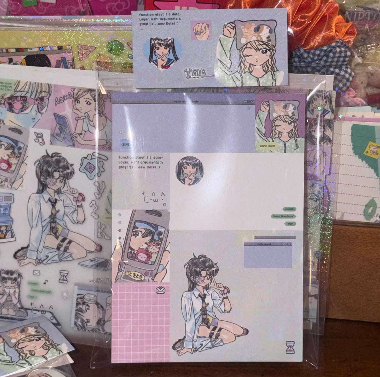 {YAO} y2k electronic life memo pad