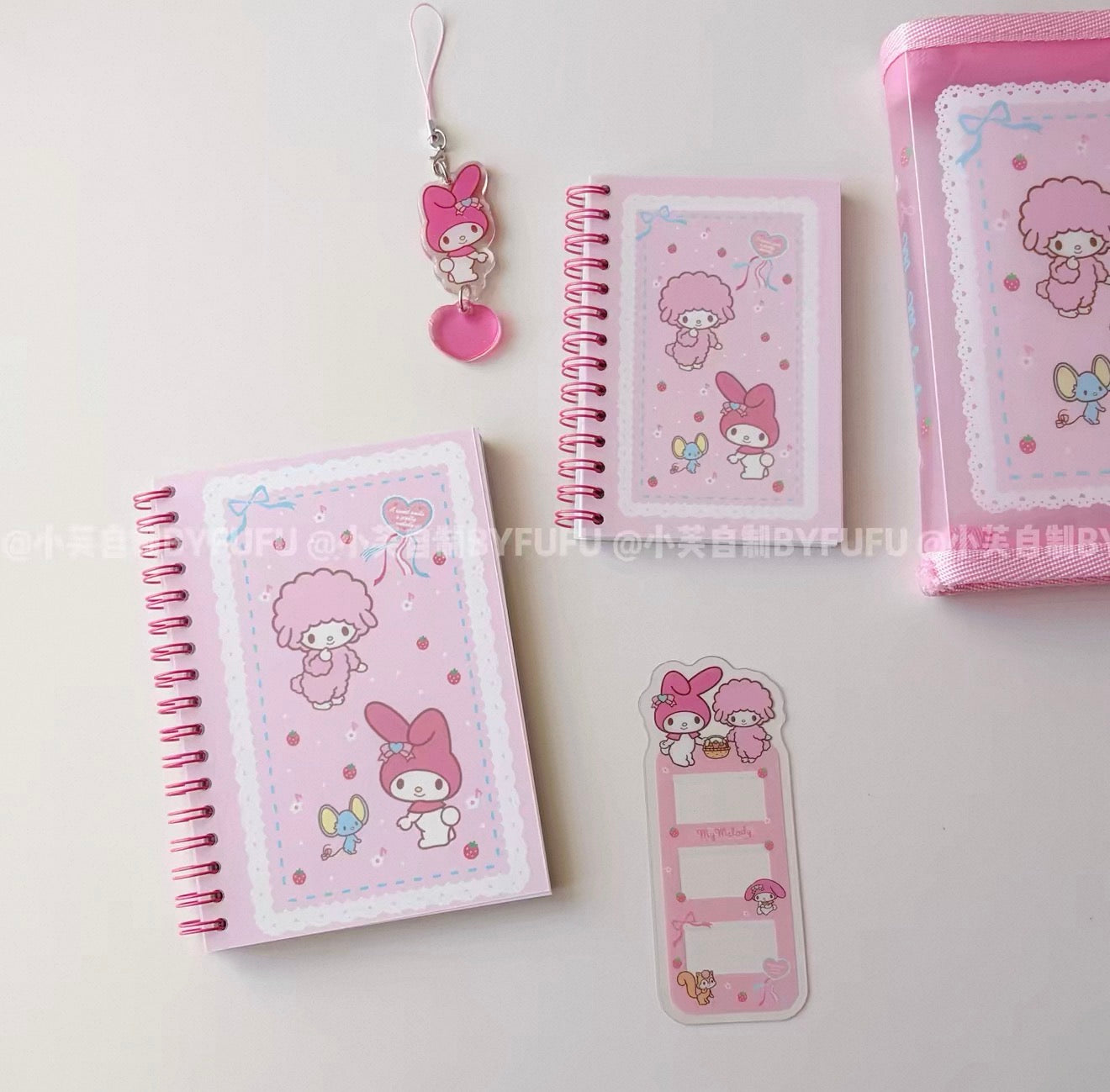 {byfufu} a7 my melody and piano release sticker book