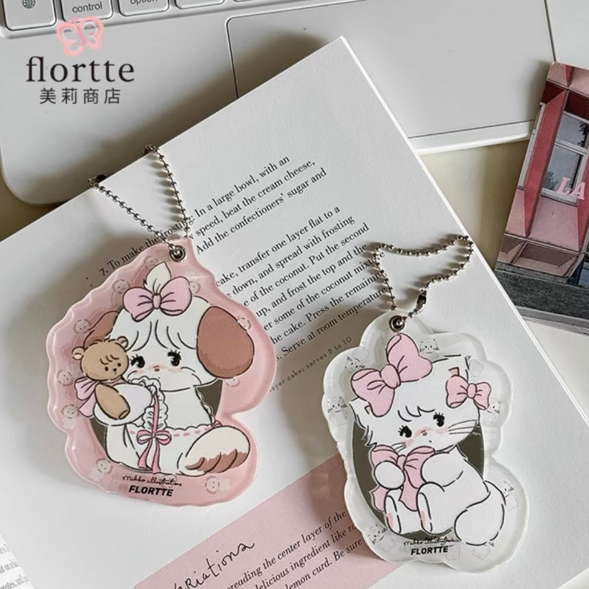 {flortte} flortte x mikko mirror keychain