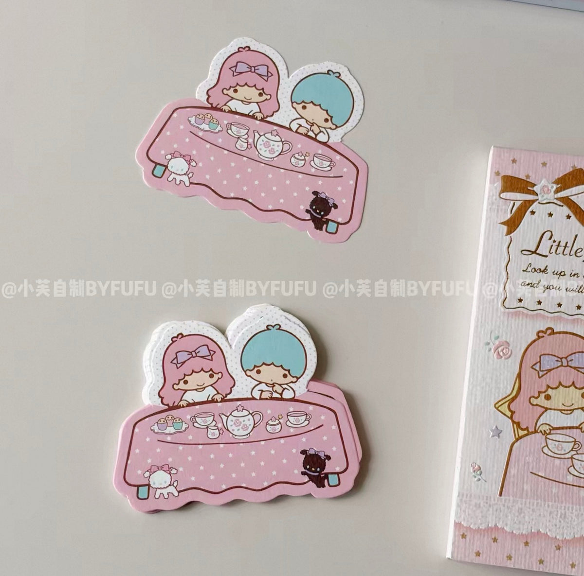 {byfufu} little twin stars tea party note