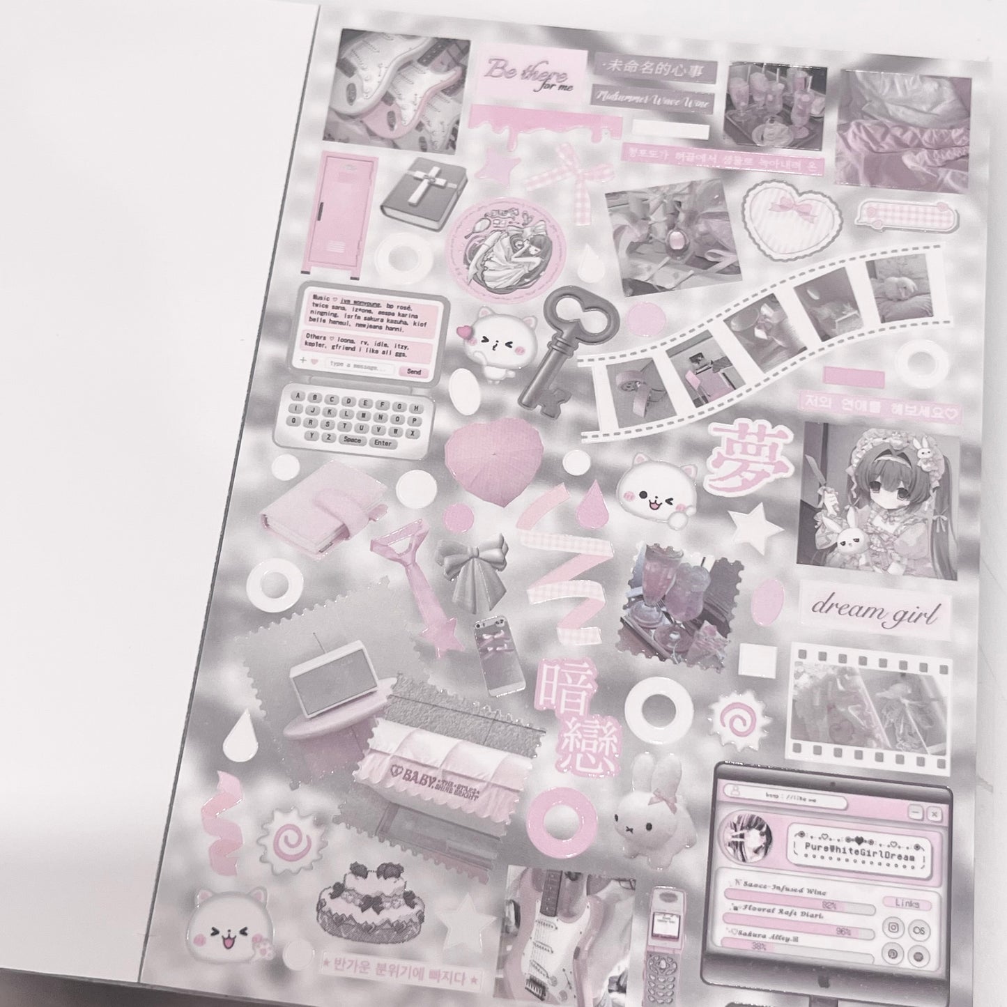{c-艺术家} 32 page sweet language sticker book