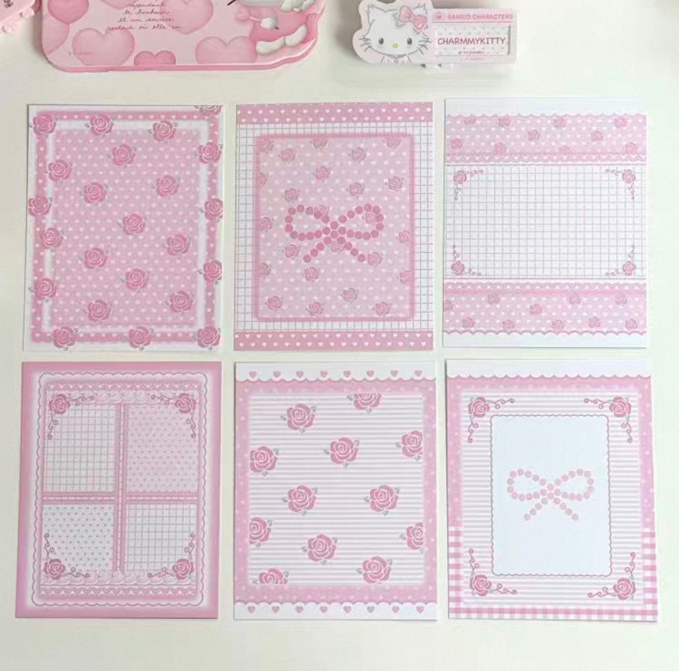 {yummylist} rosy card set