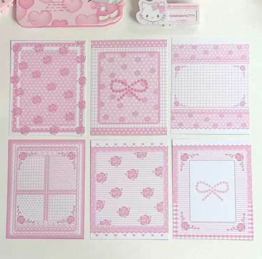 {yummylist} rosy card set