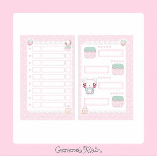 {caramel rain} 10p m5 strawberry memo