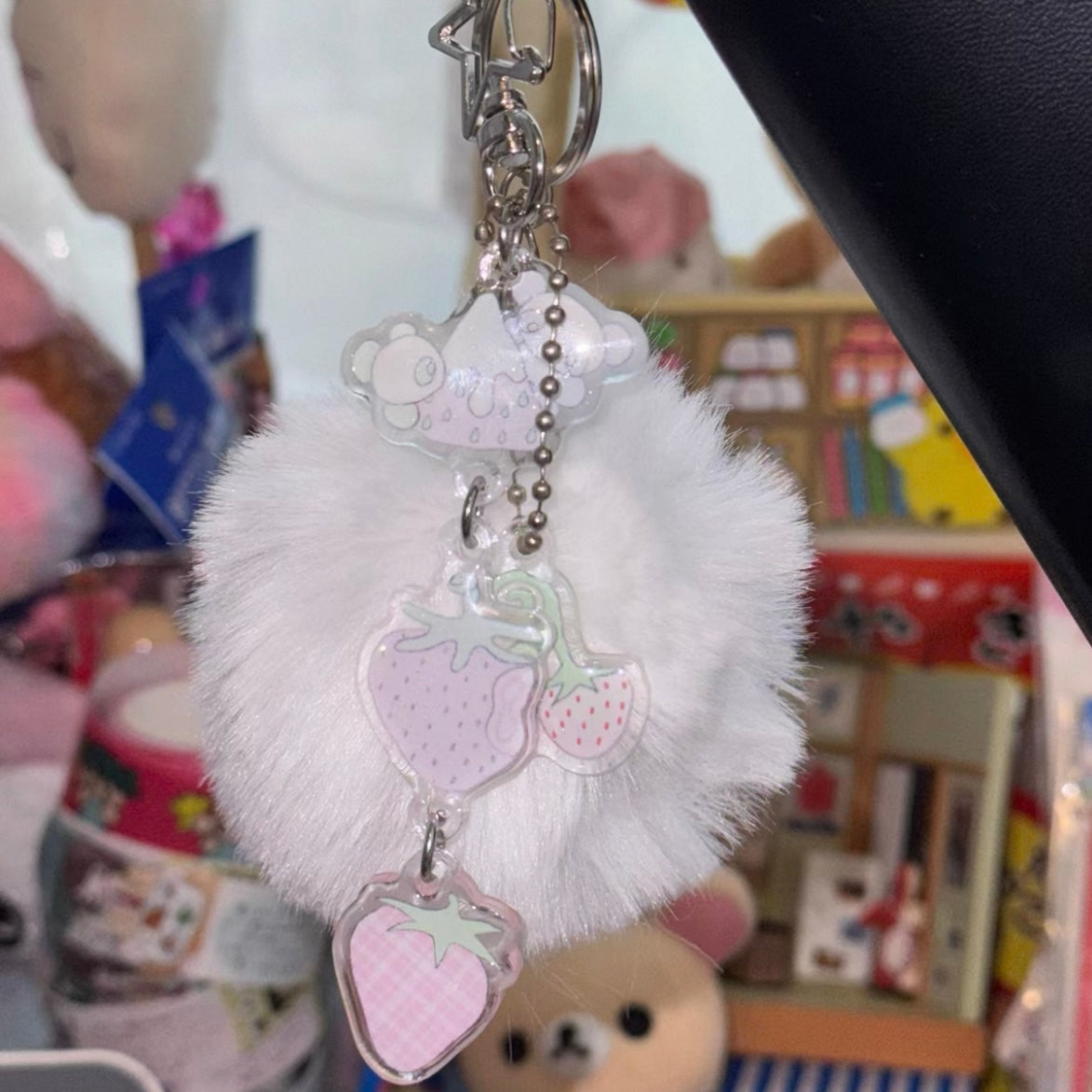 {YAO} dream core strawberry acrylic keychain