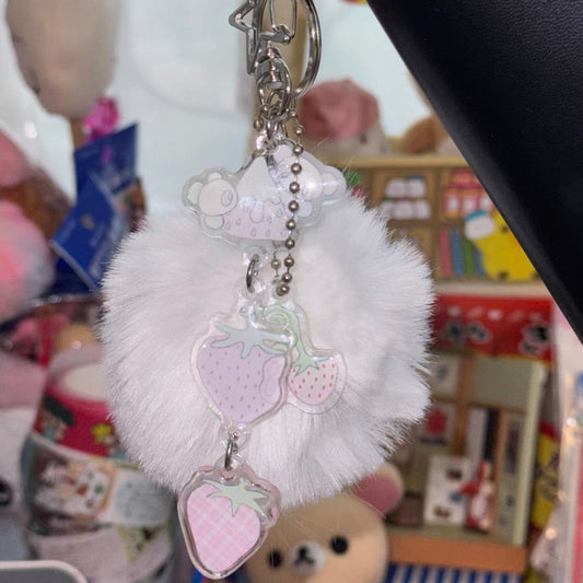 {YAO} dream core strawberry acrylic keychain