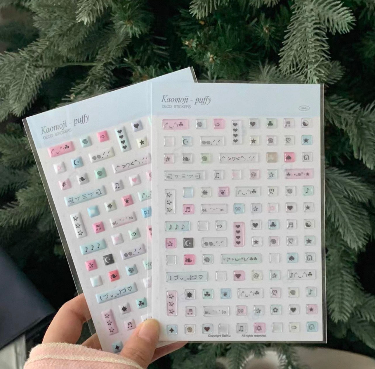 {all4u} epoxy kaomoji