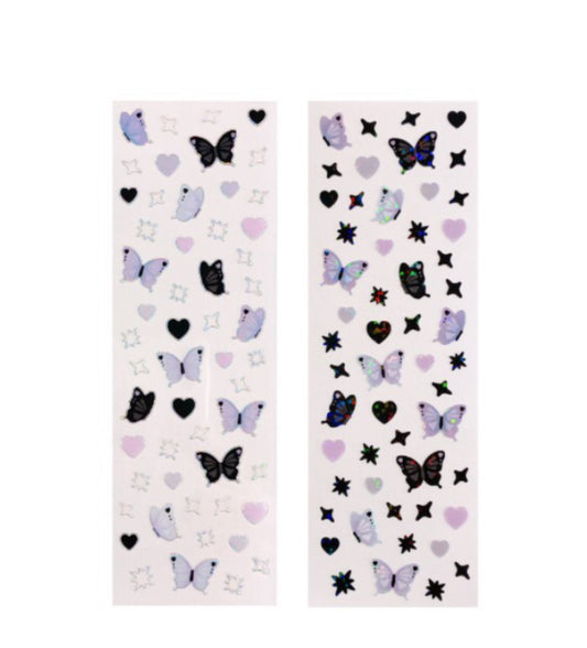 {coral tree} dark heart butterfly