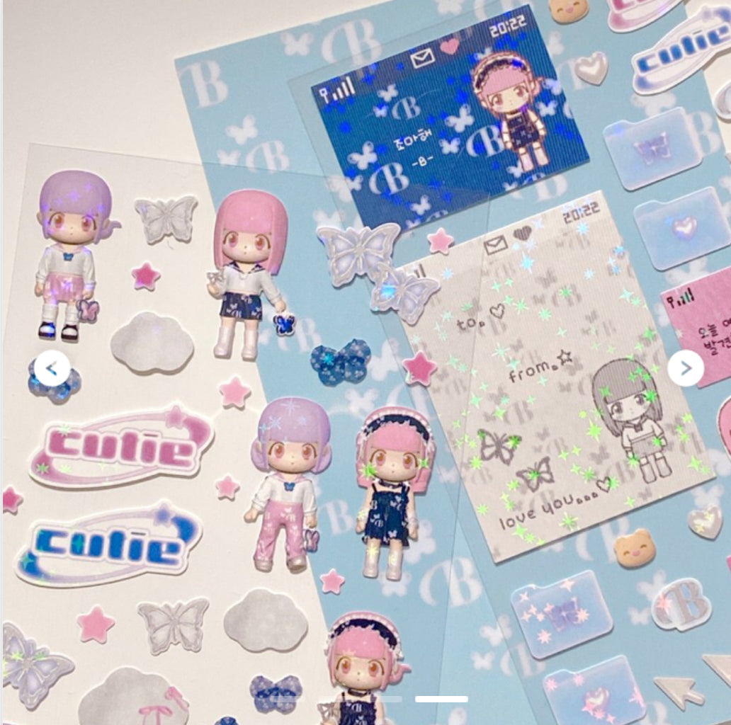 {coral tree} blue butterfly