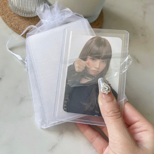 {boutique} 5pc clear toploader with film