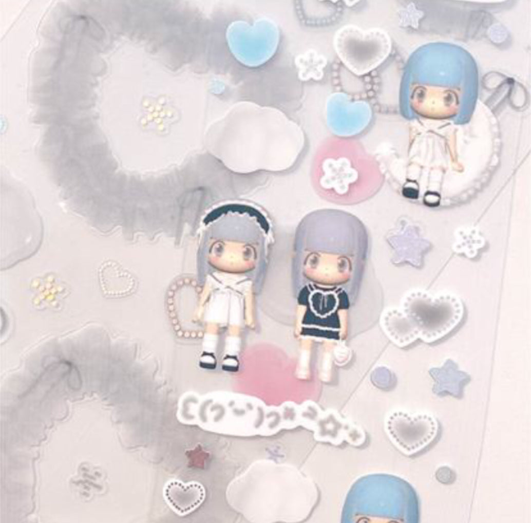 {coral tree} blue baby doll