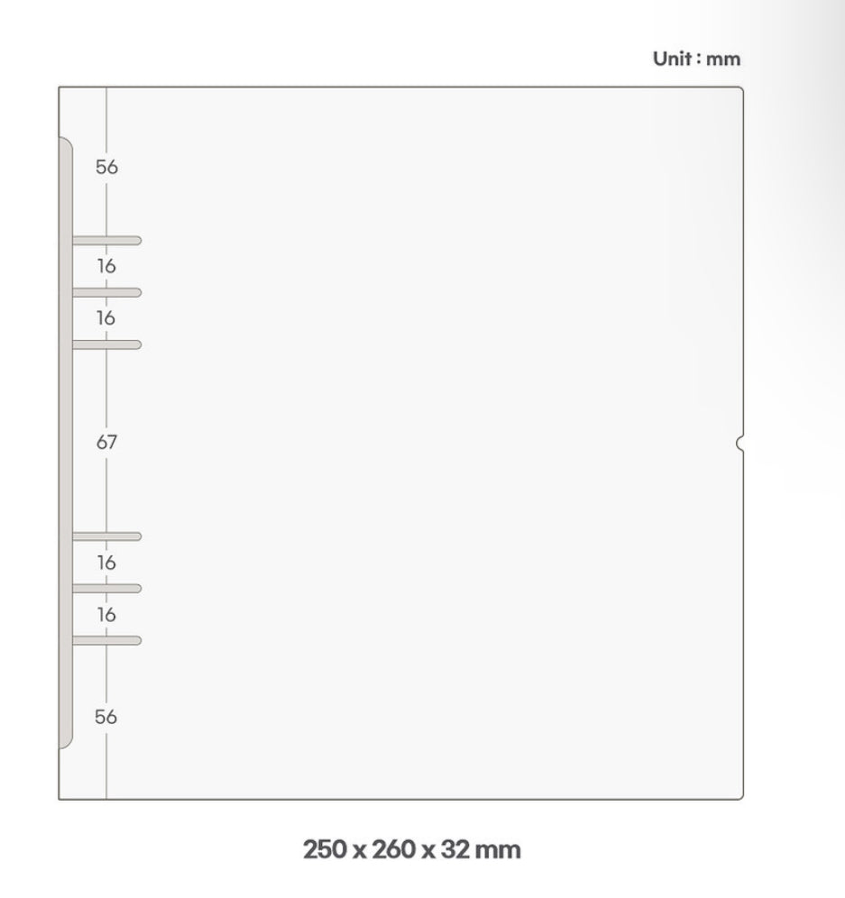 [be on :D] a5 wide binder // refill